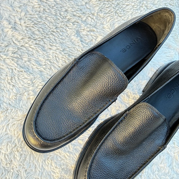 Vince NWOT Rafael Black Leather Loafer Mens Sz 11 - Picture 4 of 8